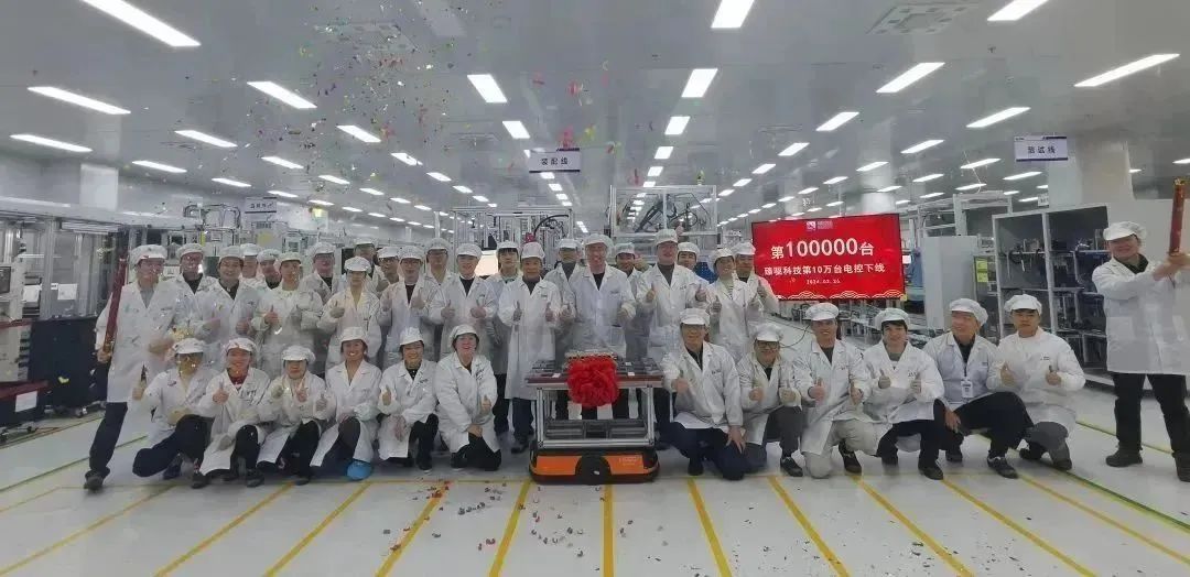 臻驱科技柳州工厂10万台电控下线，谛玖科技共见证